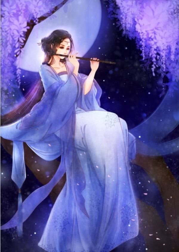 古风意境动漫qq皮肤背景图片