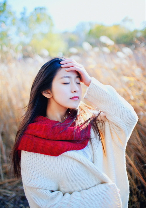 唯美小清新森女QQ皮肤大图