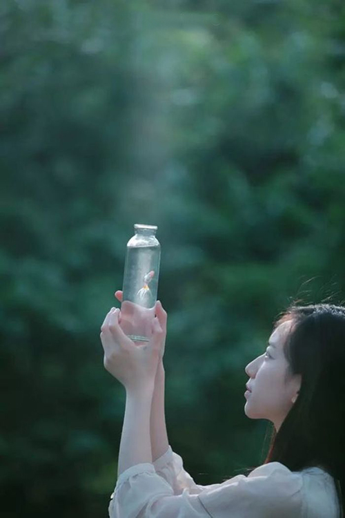 清新脱俗的气质女生QQ皮肤