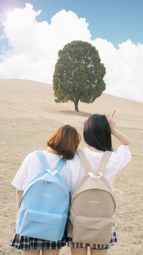 闺蜜清新可爱的QQ皮肤图片