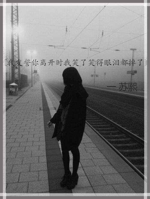我发誓你离开时我笑了，笑的眼泪都掉了