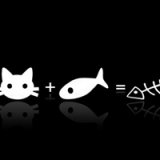 qq头像动漫鱼翅=猫+鱼
