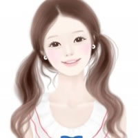 朦胧韩系女生卡通头像_我相信这世界有温暖的爱
