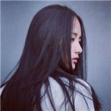 韩系长发唯美女生微信头像