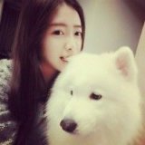 当小动物遇见了妹子。