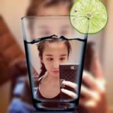 双影唯美清新的QQ女生头像