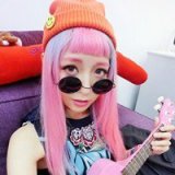 微微一笑很傾城 原宿风潮流墨镜QQ女生头像