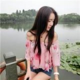 你站在夕阳下面容颜娇艳 意境小清新女生头像