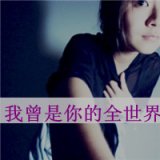 伤感女生QQ头像 谁要走我都欣然放手