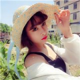 草帽可爱女生头像