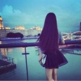 长发唯美意境女生背影qq头像