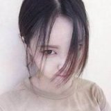 笑涡红透的伤感个性女生头像