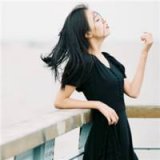万人之语不抵你一句 黑色裙装女子头像