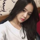 长发时尚暖暖的女生QQ头像