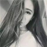 黑白色调女生QQ头像