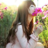 美女与花 可爱漂亮女生头像