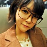 时尚眼镜女生混搭QQ头像