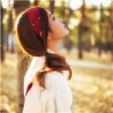 阳光下的意境LOMO女生头像