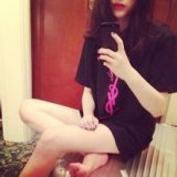 喜欢自拍的大长腿美女半身QQ头像