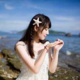 长发甜美女生头像 花得浇水 人得交心