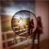 意境LOMO画中画情侣头像