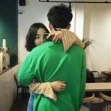 情侣头像 绿色衣服一对