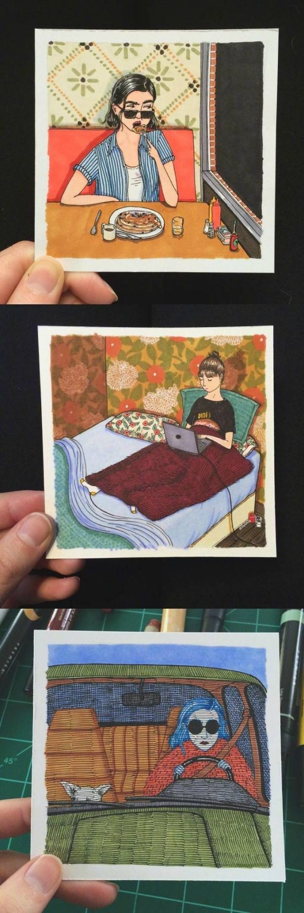 朋友圈最暖心的单身漫画