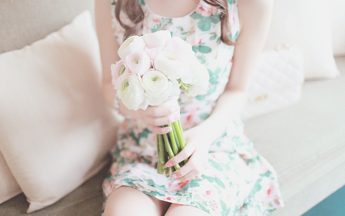 小清新碎花系女生唯美lomo图片
