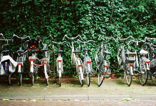 自行车小故事 小清新自行车单车图片