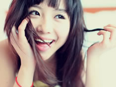 夏季清新唯美女生素材,