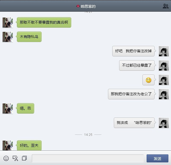 你是我的“哈思笨的”