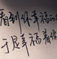 意境大图版手写文字素材：你是我不变的偏执