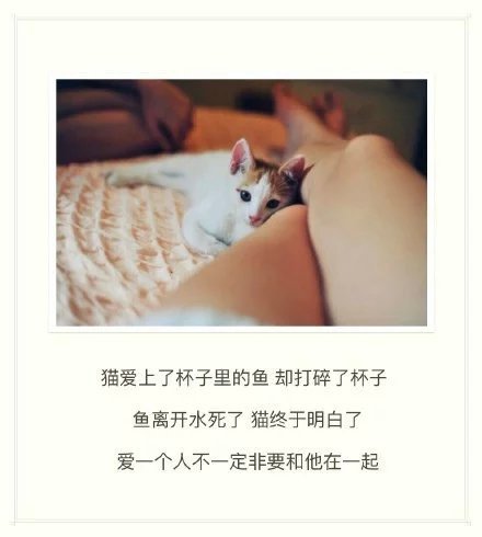 爱一个人，不一定非得要和他在一起。