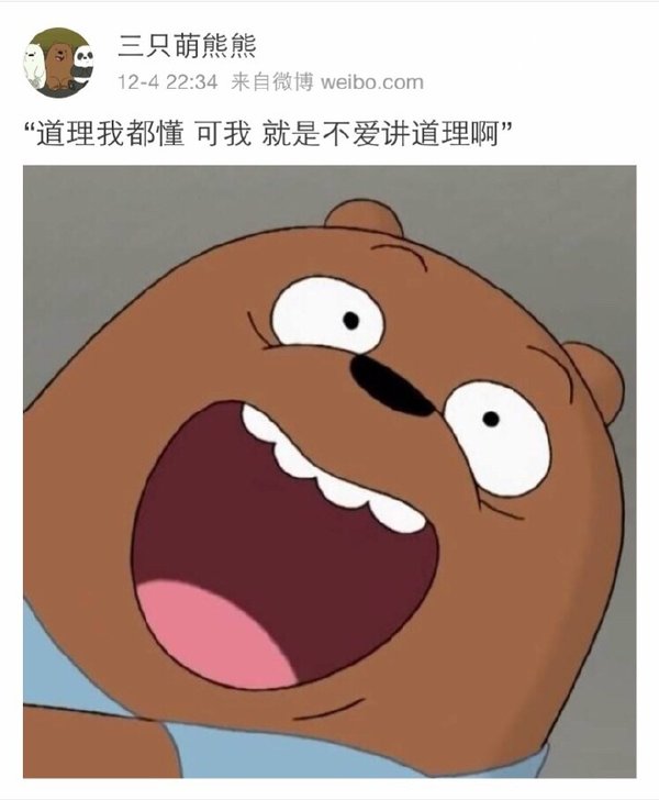 道理我都懂，可我就是不爱讲道理