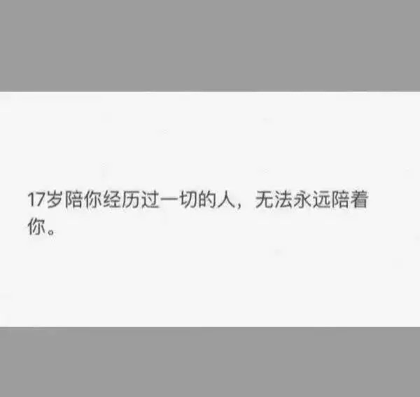 十七岁的你