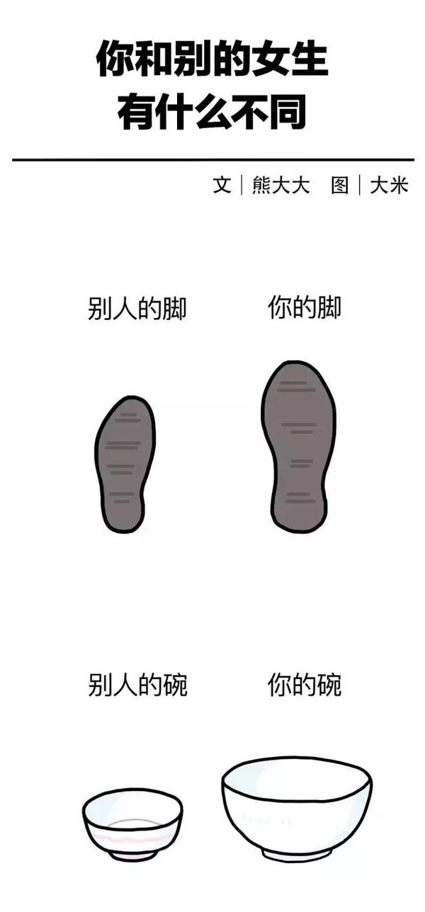 你和别的女生有什么不同