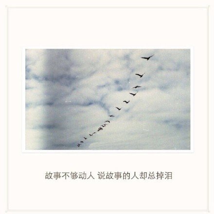 放过你，也放过我自己