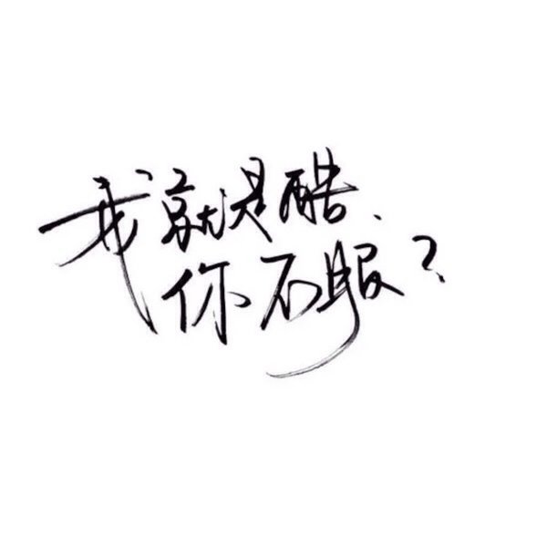 我就很酷，你不服？
