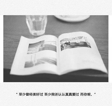 至少我还认真的爱过你