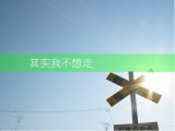 因为知道你不爱我，所以我放手