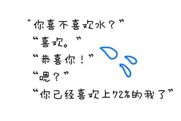 你已经喜欢上72%的我了