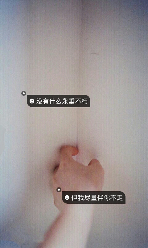 没有什么永垂不朽，但我尽量伴你不走