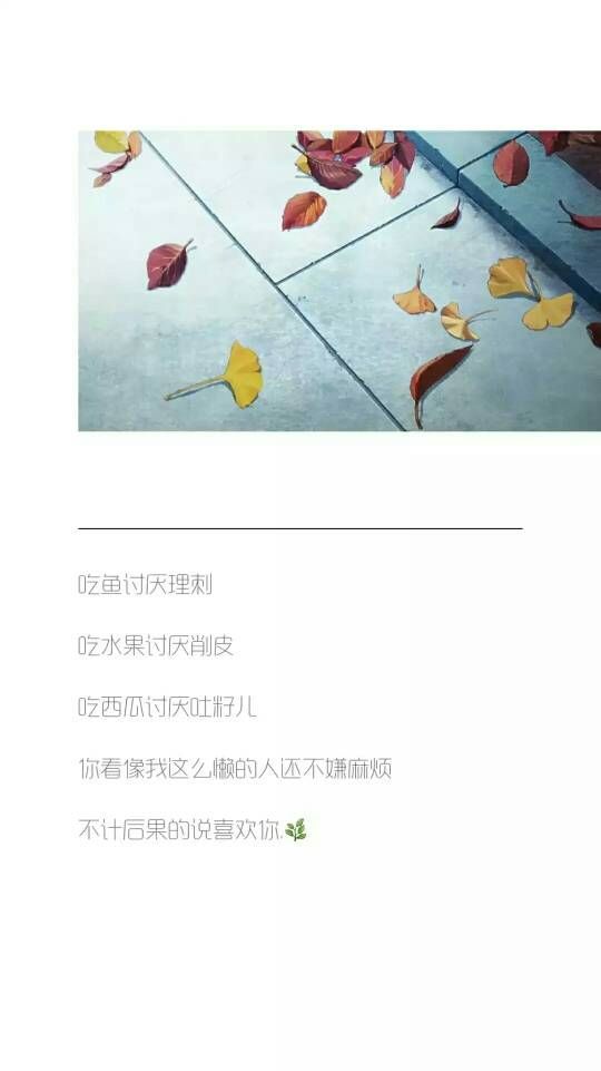 一生懒惰，却在想你这件事上很用心