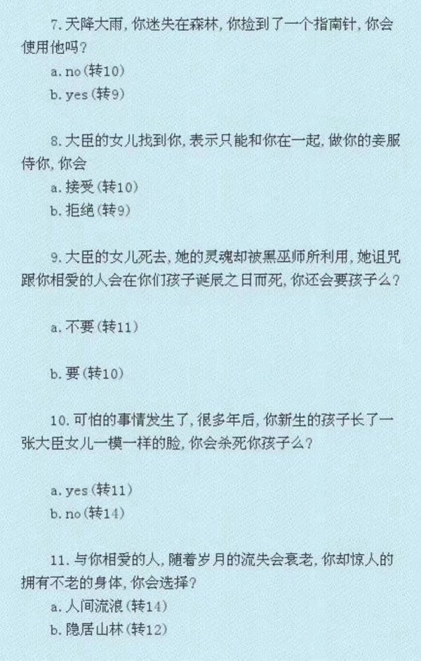 你的心里活着几个恋人 小测试