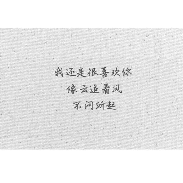 我还是很喜欢你，不远万里