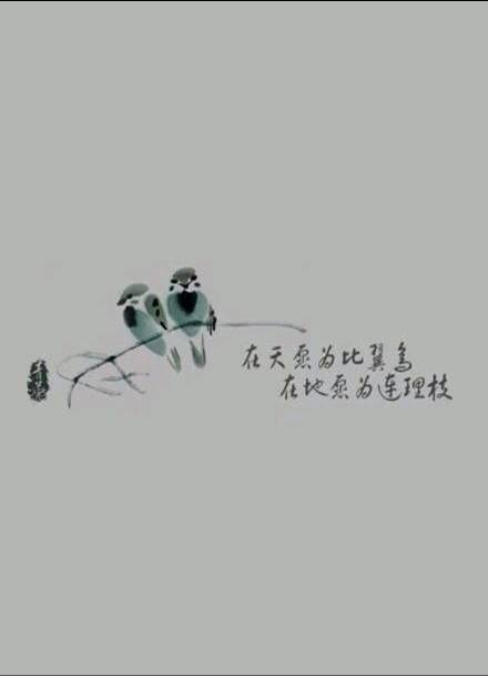 古风简约文字图片 可知一生有你我都陪在你身边