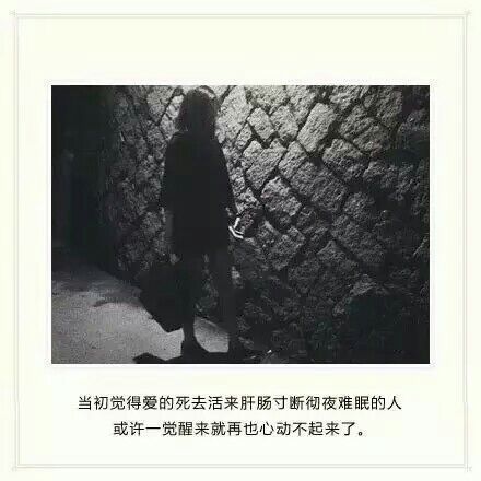 爱情真的很脆弱，风一吹，我们就散了