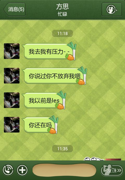 他和别的女人的聊天记录.