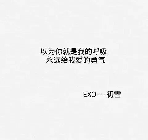 EXO每首歌总有一句打动你