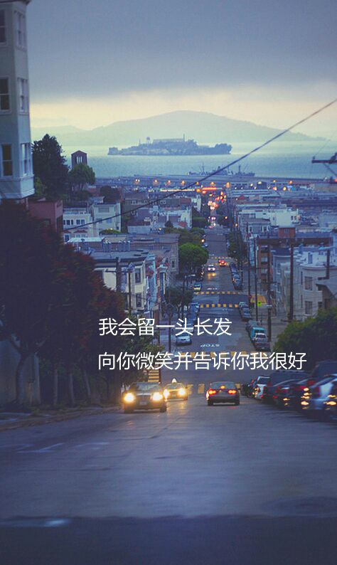 我会留一头长发 向你微笑告诉你我很好